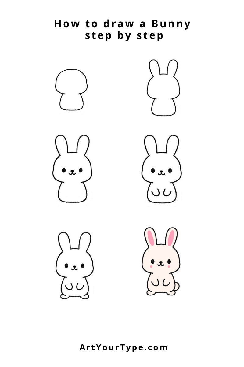 Desenho de Coelho: passos simples para desenhar um coelho