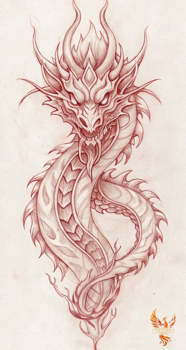 Desenho de Dragão: dragão fofo para desenhar a lápis