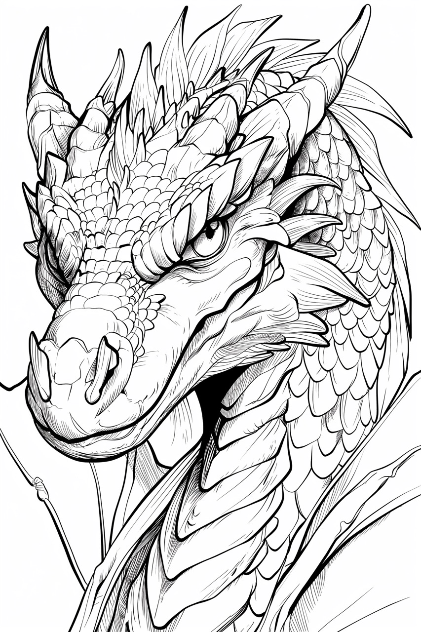 Desenho de Dragão: Dragão fofo e realista para desenhar