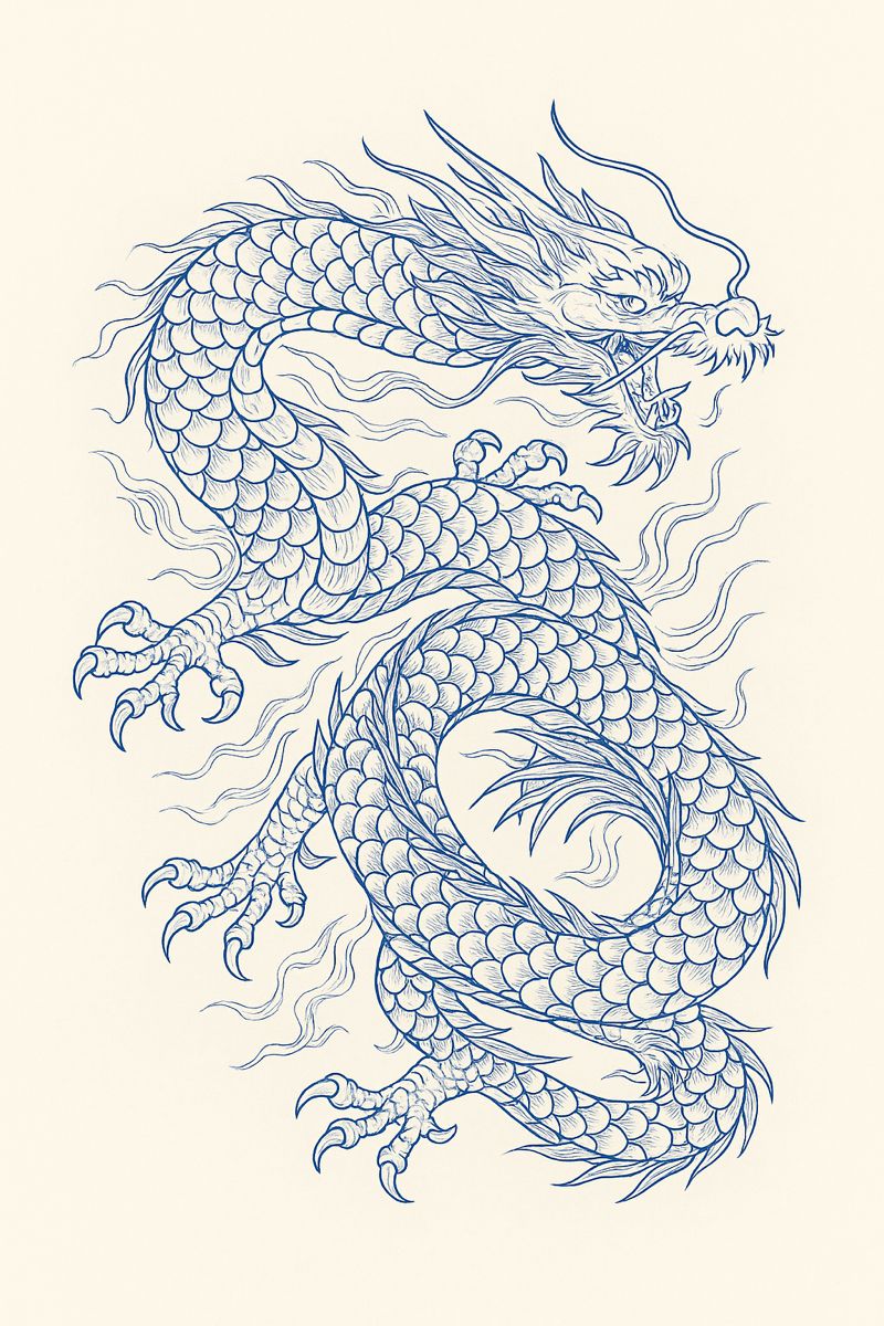 Desenho de Dragão: Dragão fofo para desenhar e colorir