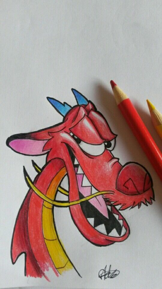 Desenho de Dragão: Dragão fofo a lápis para desenhar