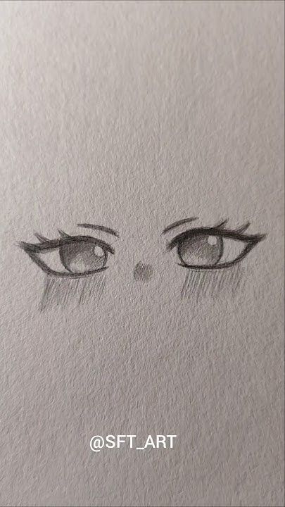 Desenho de Olho: olho realista simples a lápis para desenhar