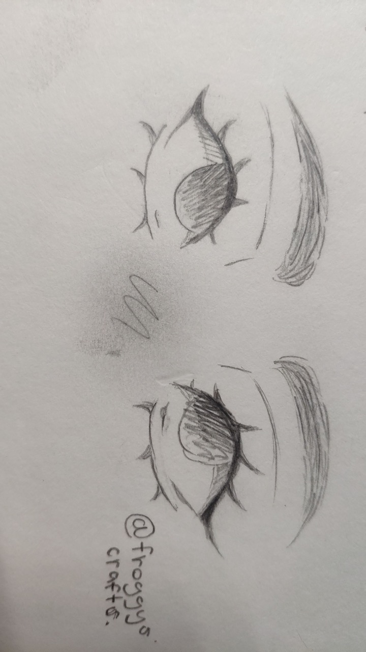 Desenho de Olho: Olhos simples e fofos para desenhar