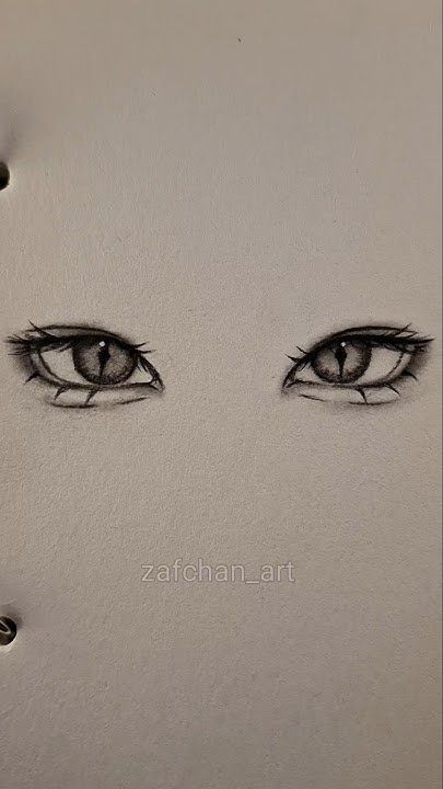 Desenho de Olho: Olhos realistas para colorir e desenhar