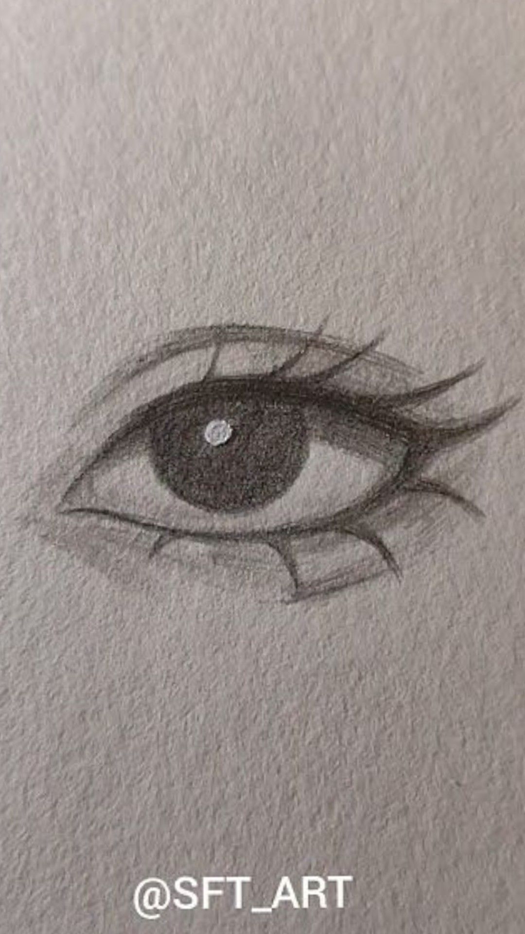 Desenho de Olho: Olho fofo e simples para desenhar