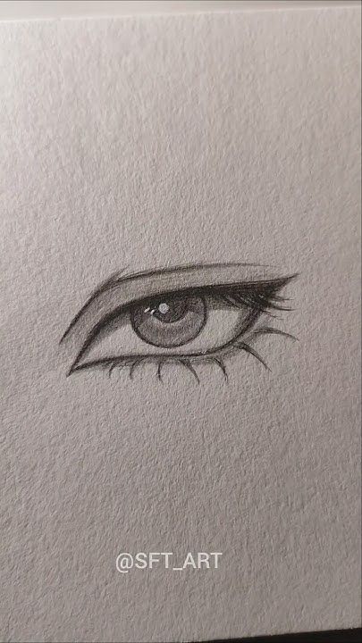 Desenho de Olho: desenho de olho realista a lápis