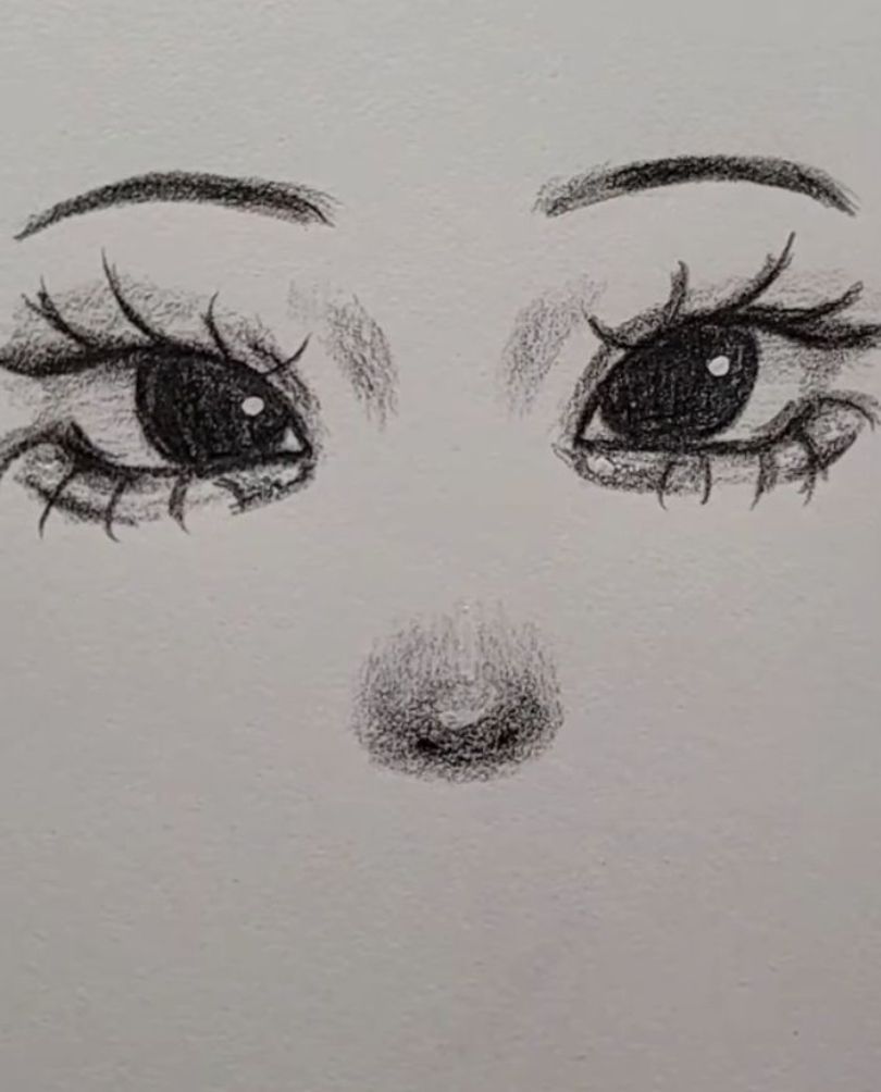 Desenho de Olho: Olhos simples e realistas a lápis