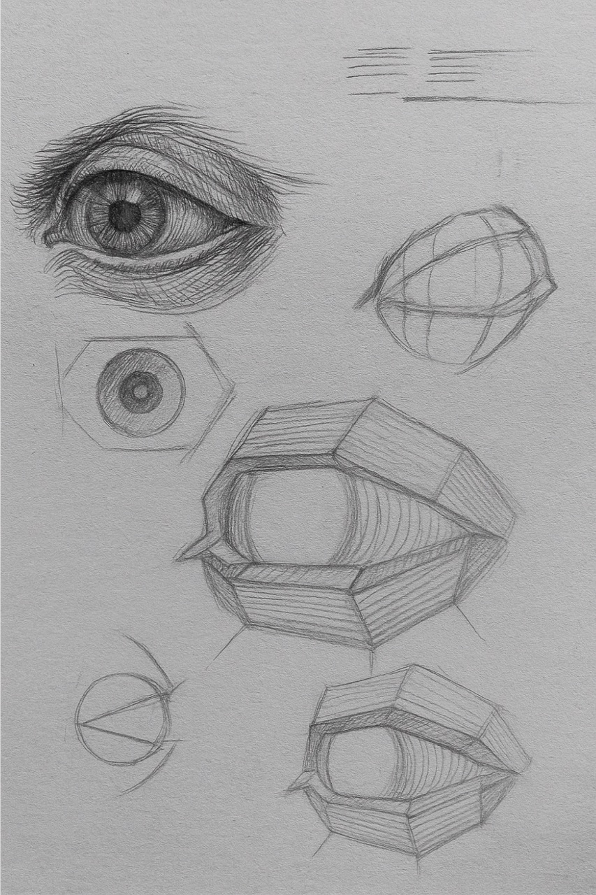 Desenho de Olho: Olho realista a lápis para desenhar