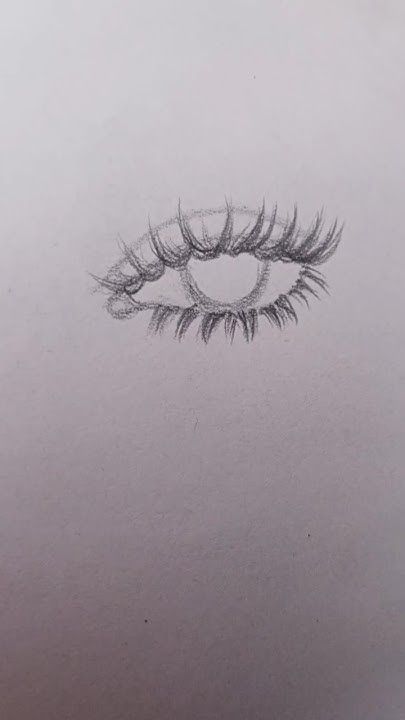 Desenho de Olho: olho simples a lápis para desenhar