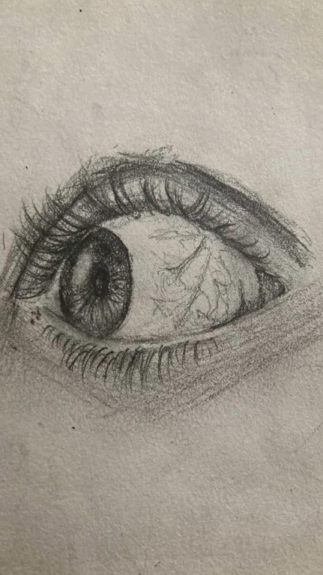 Desenho de Olho: Olho realista a lápis para desenhar