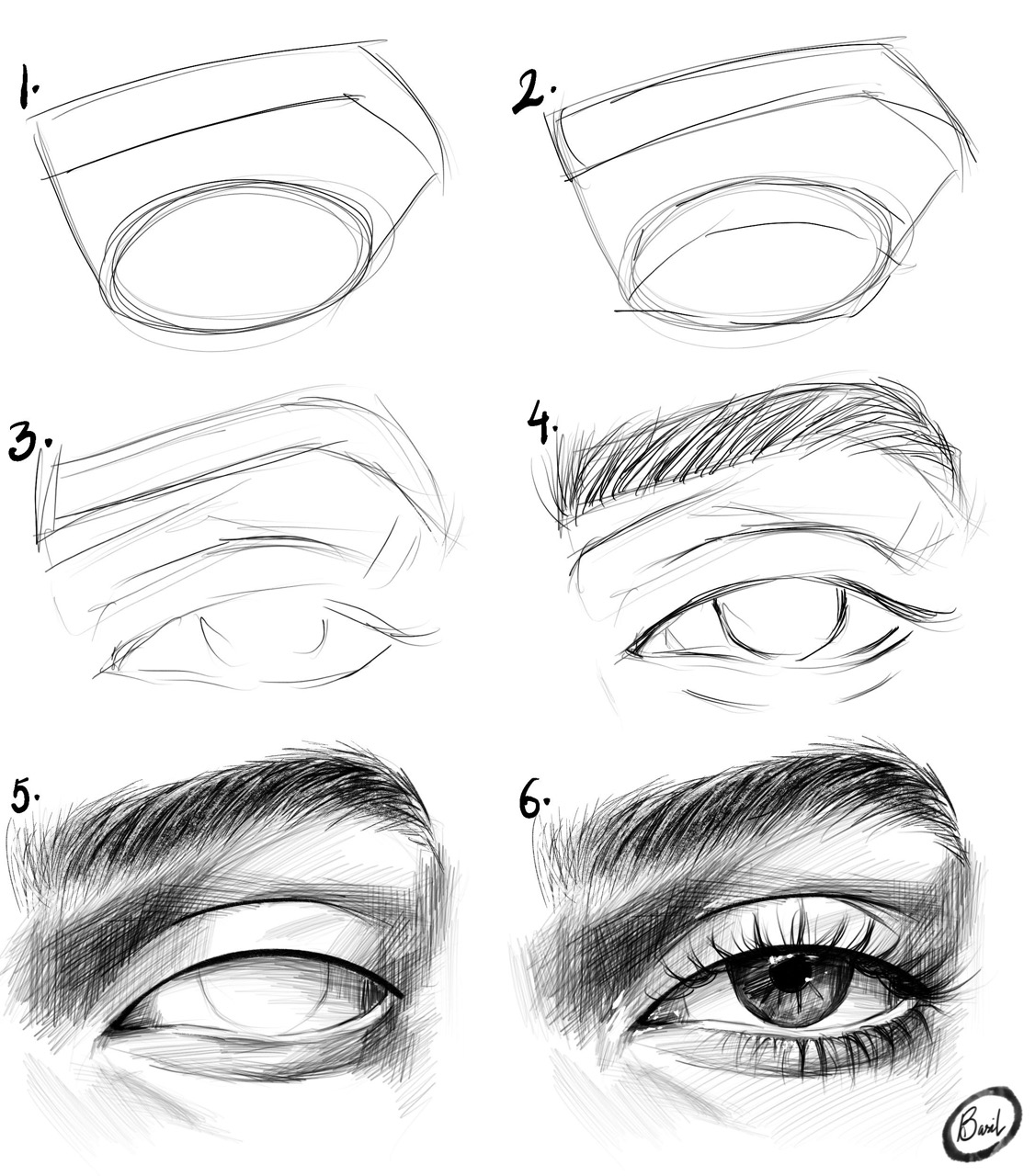 Desenho de Olho: passo a passo de olho realista a lápis