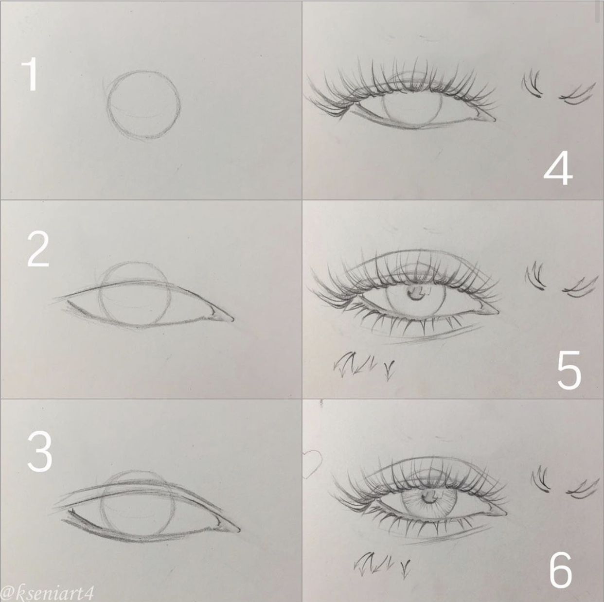 Desenho de Olho: passo a passo para desenhar um olho