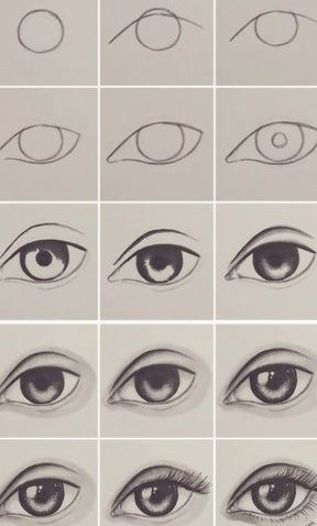 Desenho de Olho: guia simples para desenhar olhos a lápis