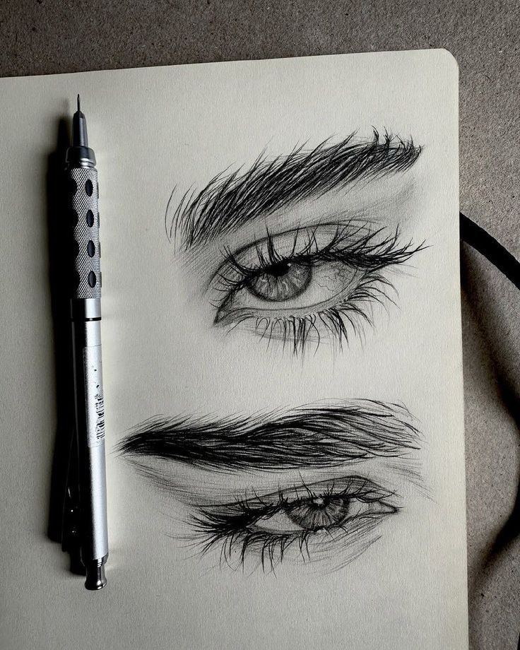 Desenho de Olho: Olhos realistas a lápis para desenhar