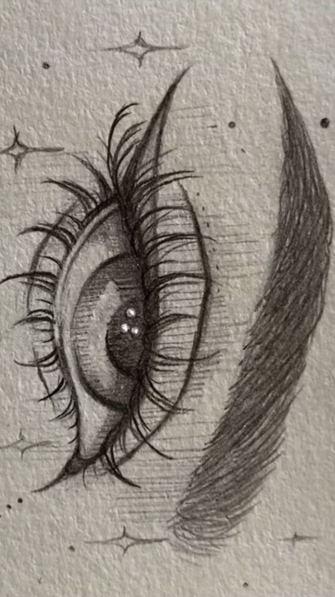 Desenho de Olho: olho realista a lápis para desenhar