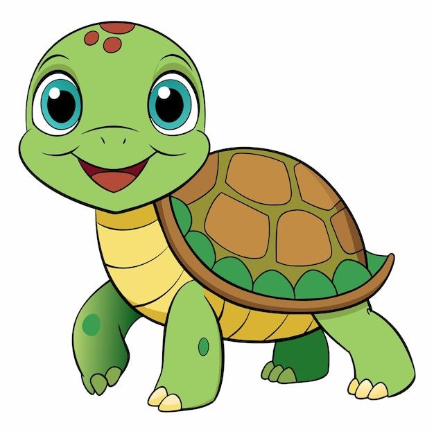 Desenho de Tartaruga: tartaruga fofa a lápis para desenhar