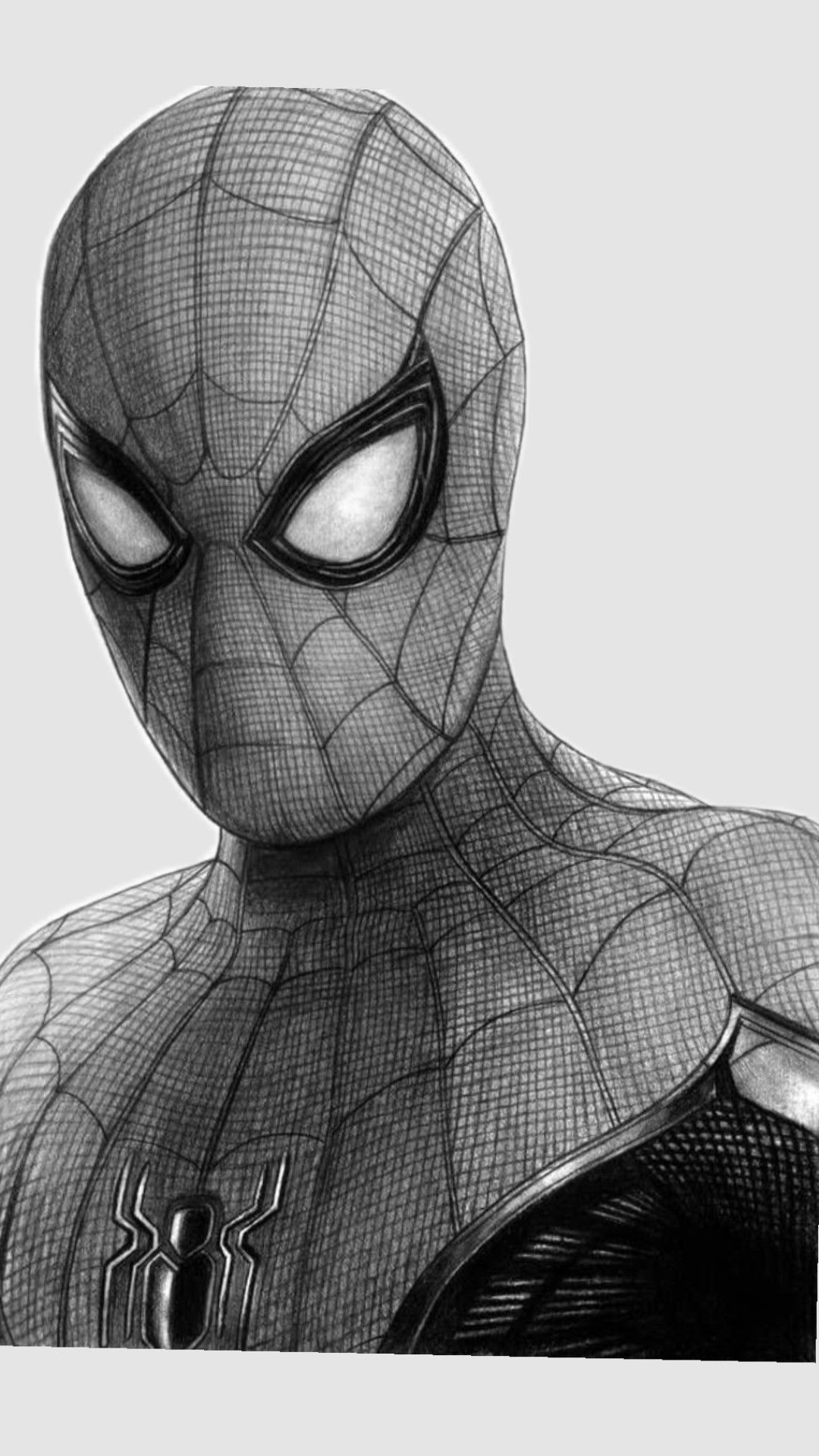 Desenhos do Homem Aranha: Homem Aranha realista a lápis para desenhar