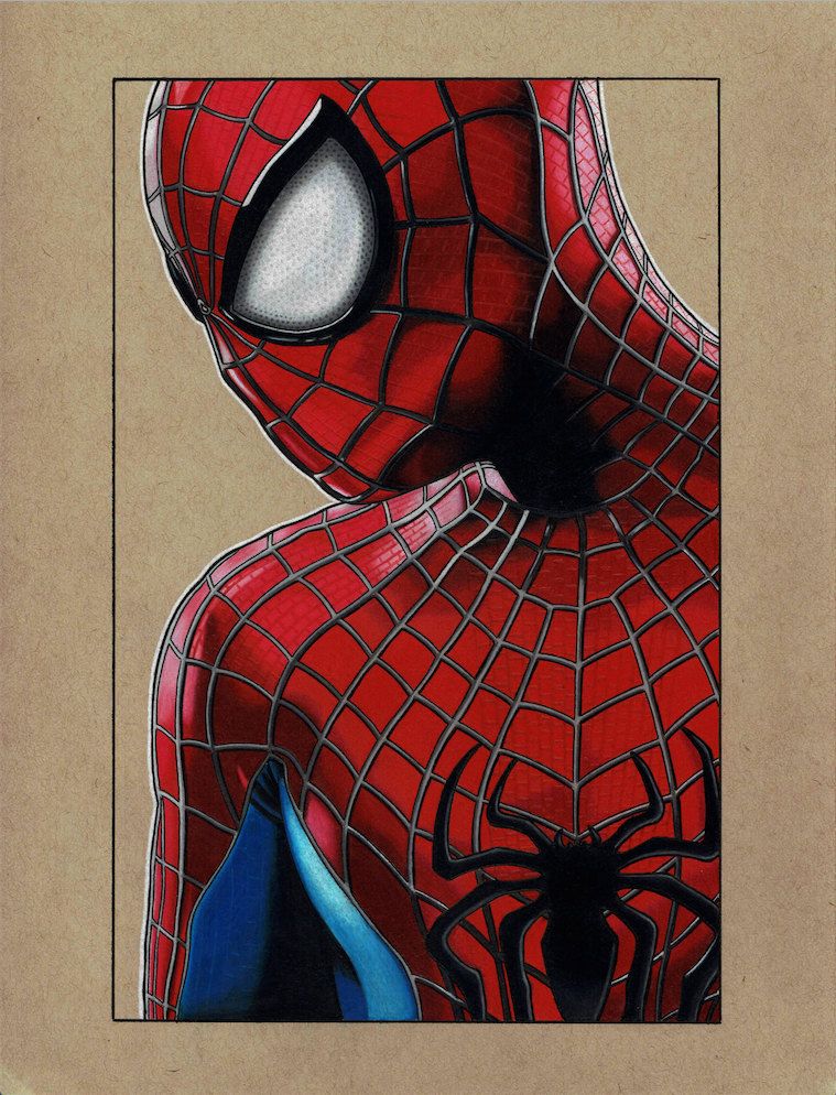 Desenhos do Homem Aranha: Homem Aranha realista para desenhar