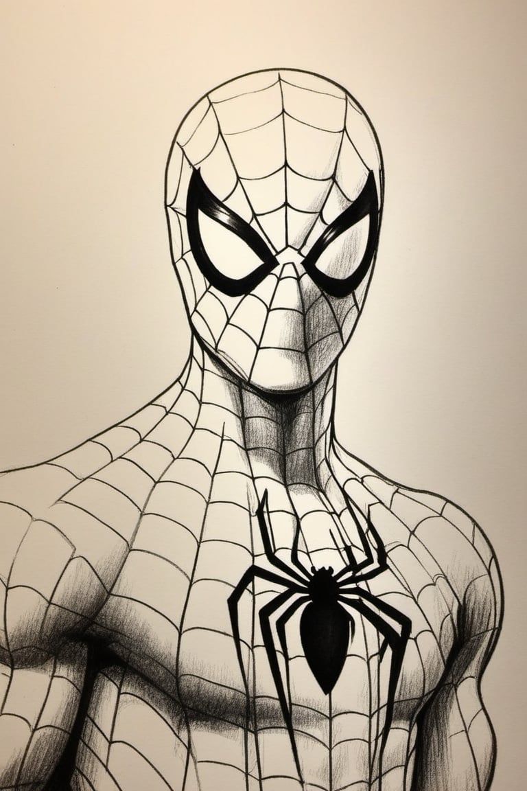 Desenhos do Homem Aranha desenho a lápis do Homem Aranha realista