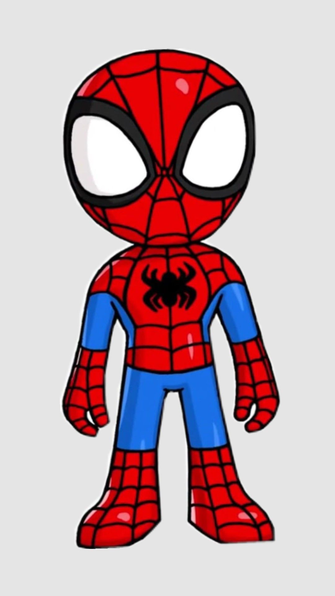 Desenhos do Homem Aranha: Homem Aranha fofo para desenhar