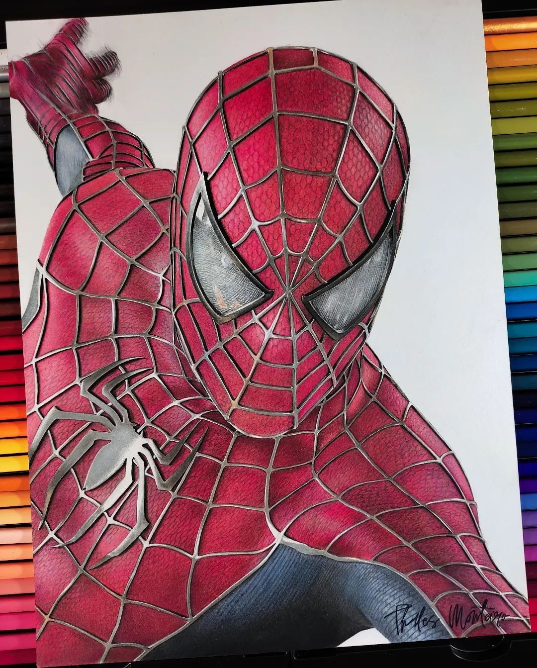 Desenhos do Homem Aranha: Homem Aranha realista para desenhar