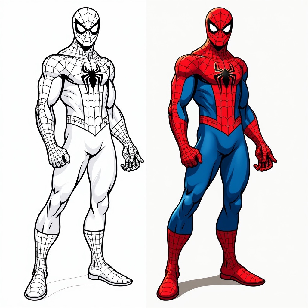 Desenhos do Homem Aranha: Homem Aranha realista a lápis para desenhar