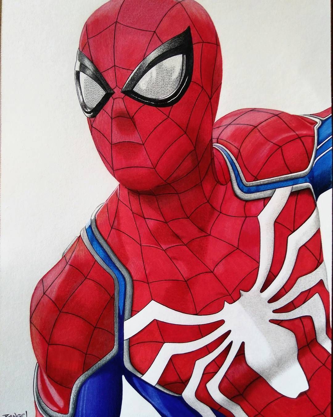 Desenhos do Homem Aranha: Homem Aranha realista a lápis para desenhar
