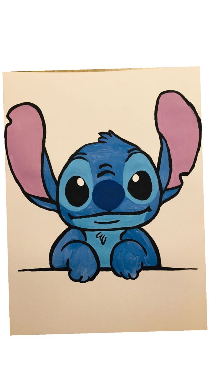 Desenhos do Stitch: Stitch fofo sorrindo para desenhar