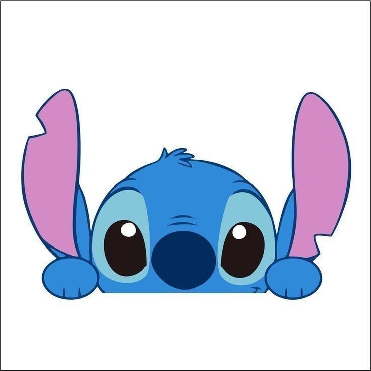 Desenhos do Stitch: Stitch fofo olhando para cima para desenhar
