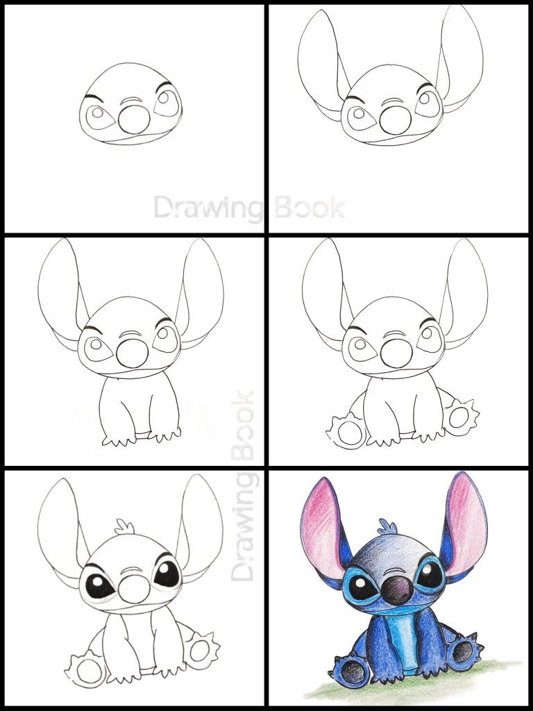 Desenhos do Stitch: como desenhar Stitch passo a passo