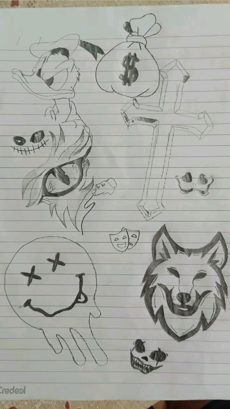 Desenhos de Cria: expressões e símbolos para desenhar