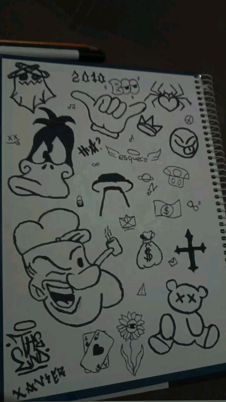 Desenhos de Cria: Personagens e símbolos para desenhar