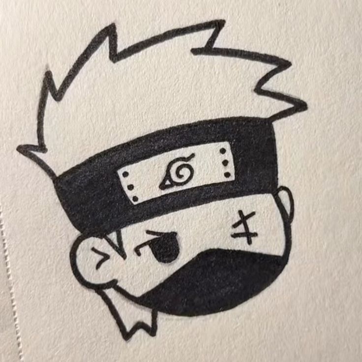 Desenho de Cria: Personagem de anime para desenhar fácil