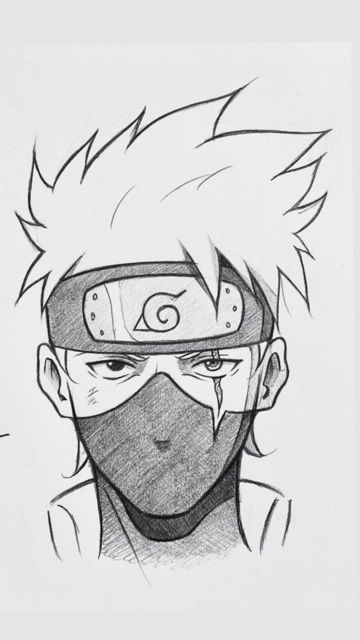 Desenho de Cria: Personagem anime para desenhar fácil