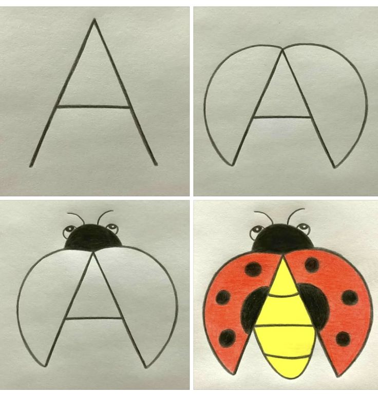 Desenho para Desenhar Passo a Passo: Inseto com asas coloridas