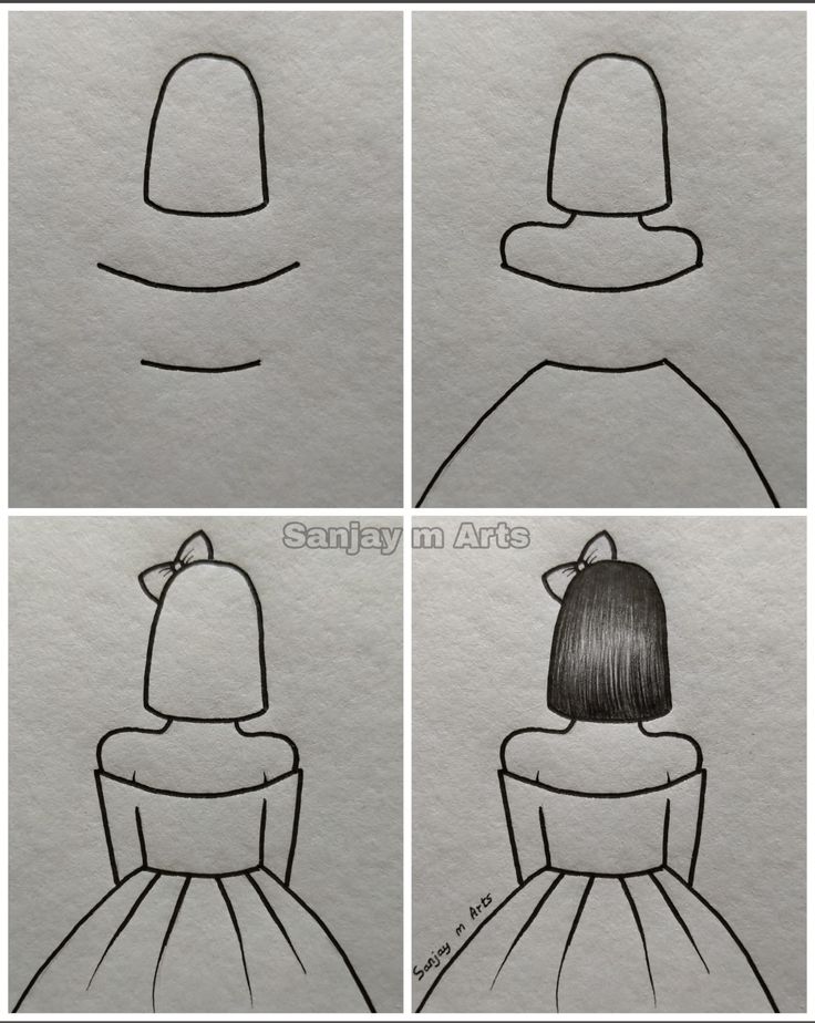 Desenho Passo a Passo para Desenhar uma bela princesa