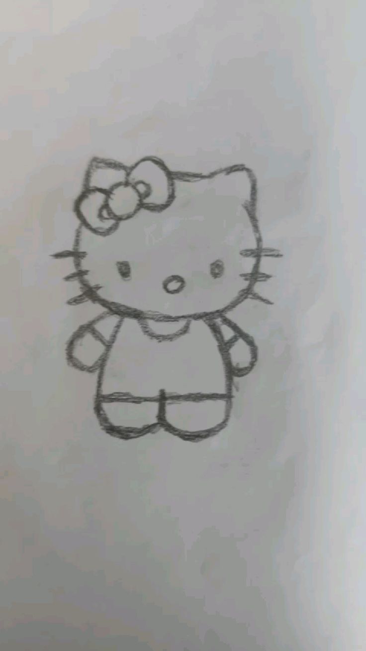 Desenho Fácil para Desenhar de desenho da Hello Kitty