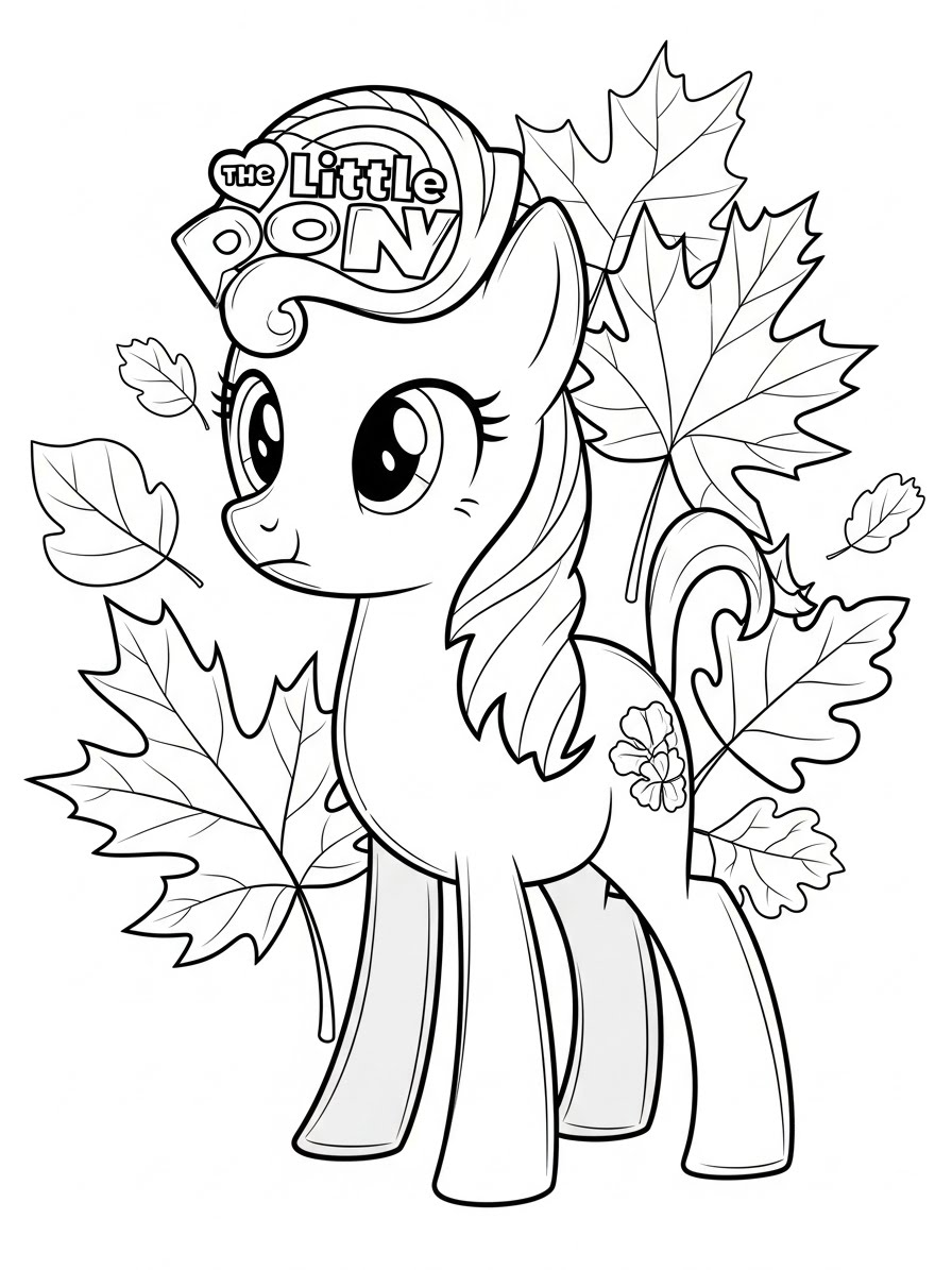Desenho My Little Pony da personagem Pinkie Pie para colorir